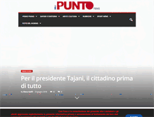 Tablet Screenshot of ilpuntonews.net